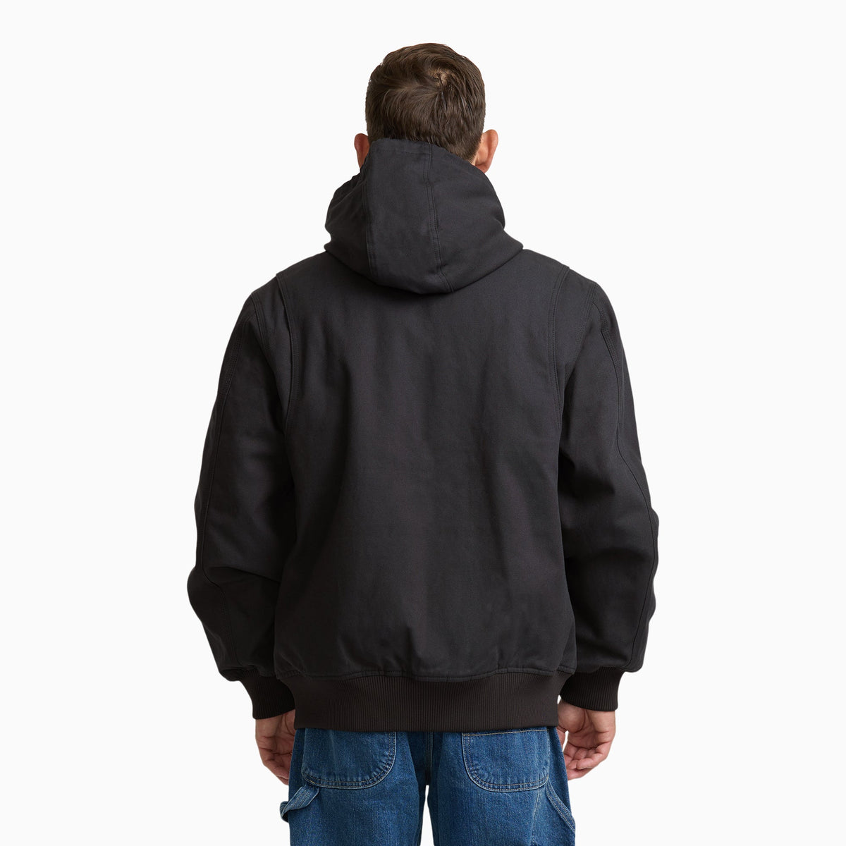 Hooded Duck Bomber Jacket - Black (BLK)