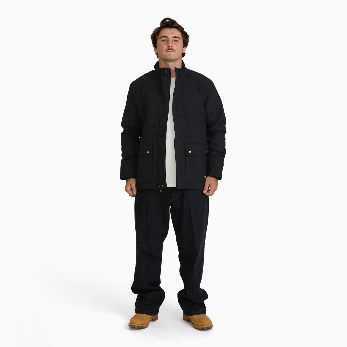 Tradebuilt Tech Field Jacket - Black (BLK)