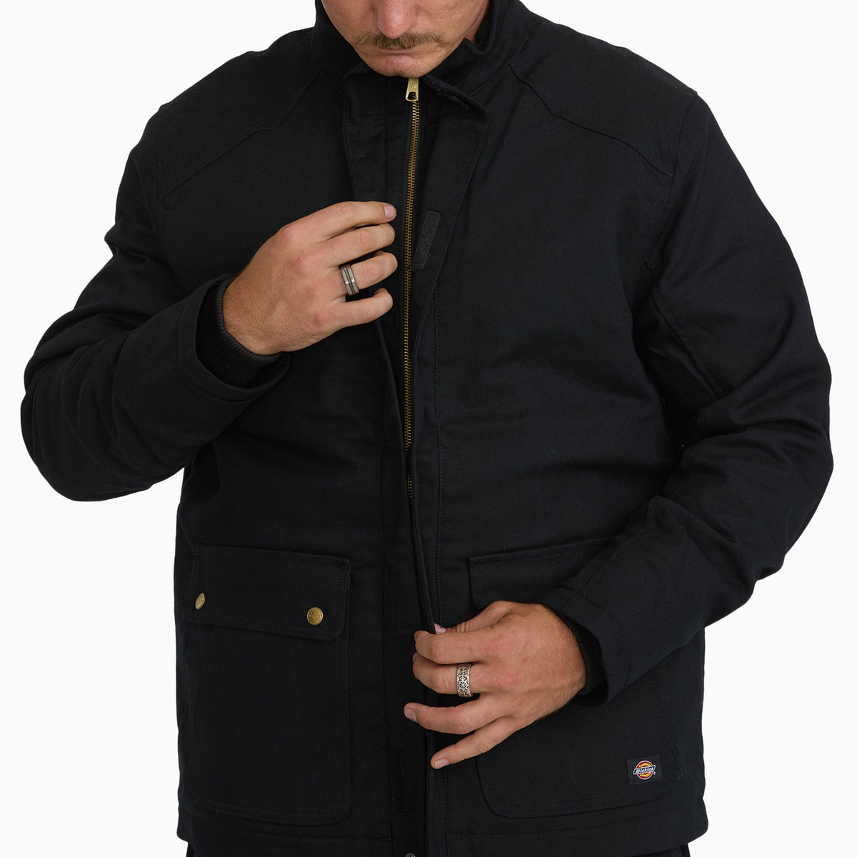 Tradebuilt Tech Field Jacket - Black (BLK)