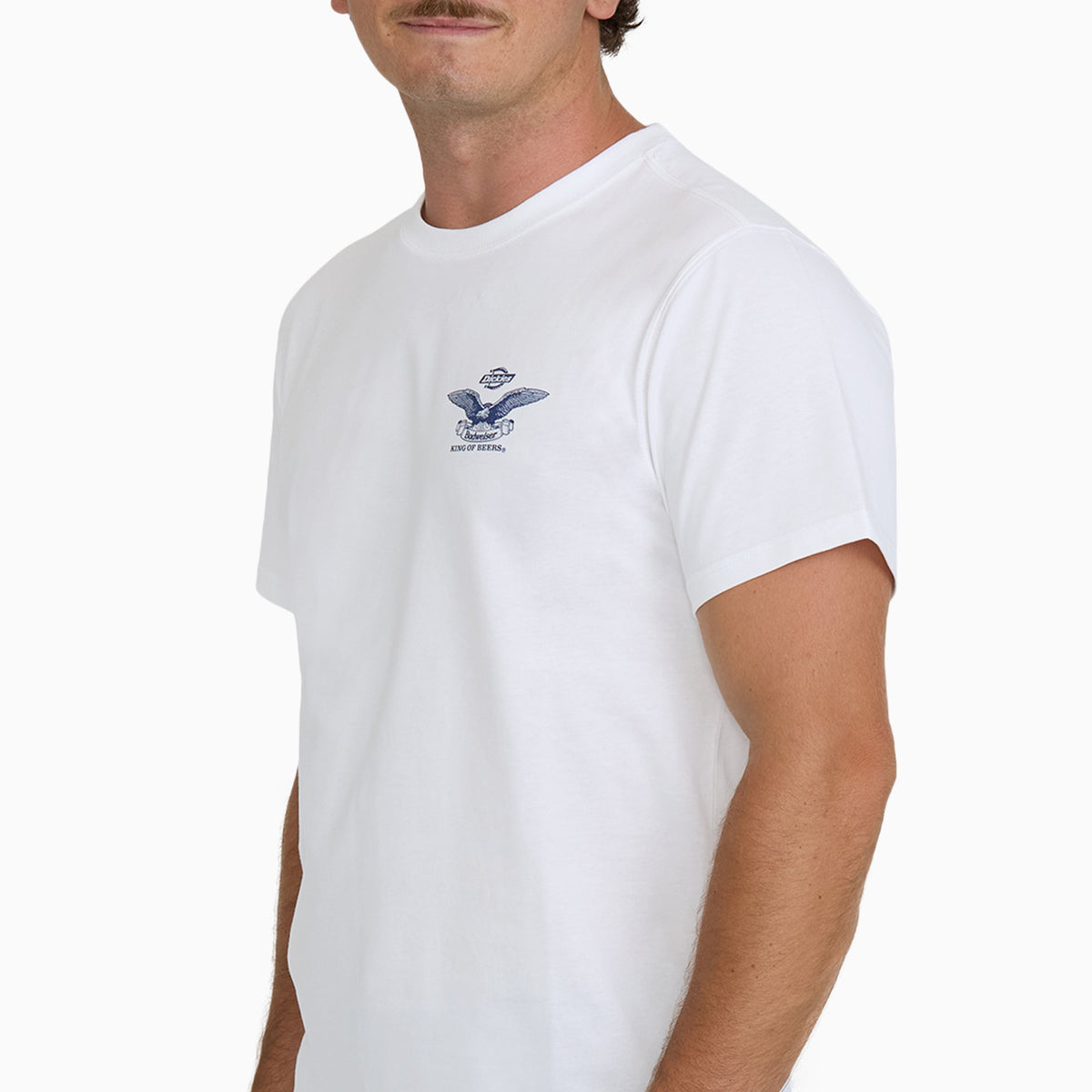 Dickies x Budweiser® Bud Badge Graphic T-Shirt - White