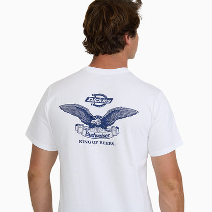 Dickies x Budweiser® Bud Badge Graphic T-Shirt - White