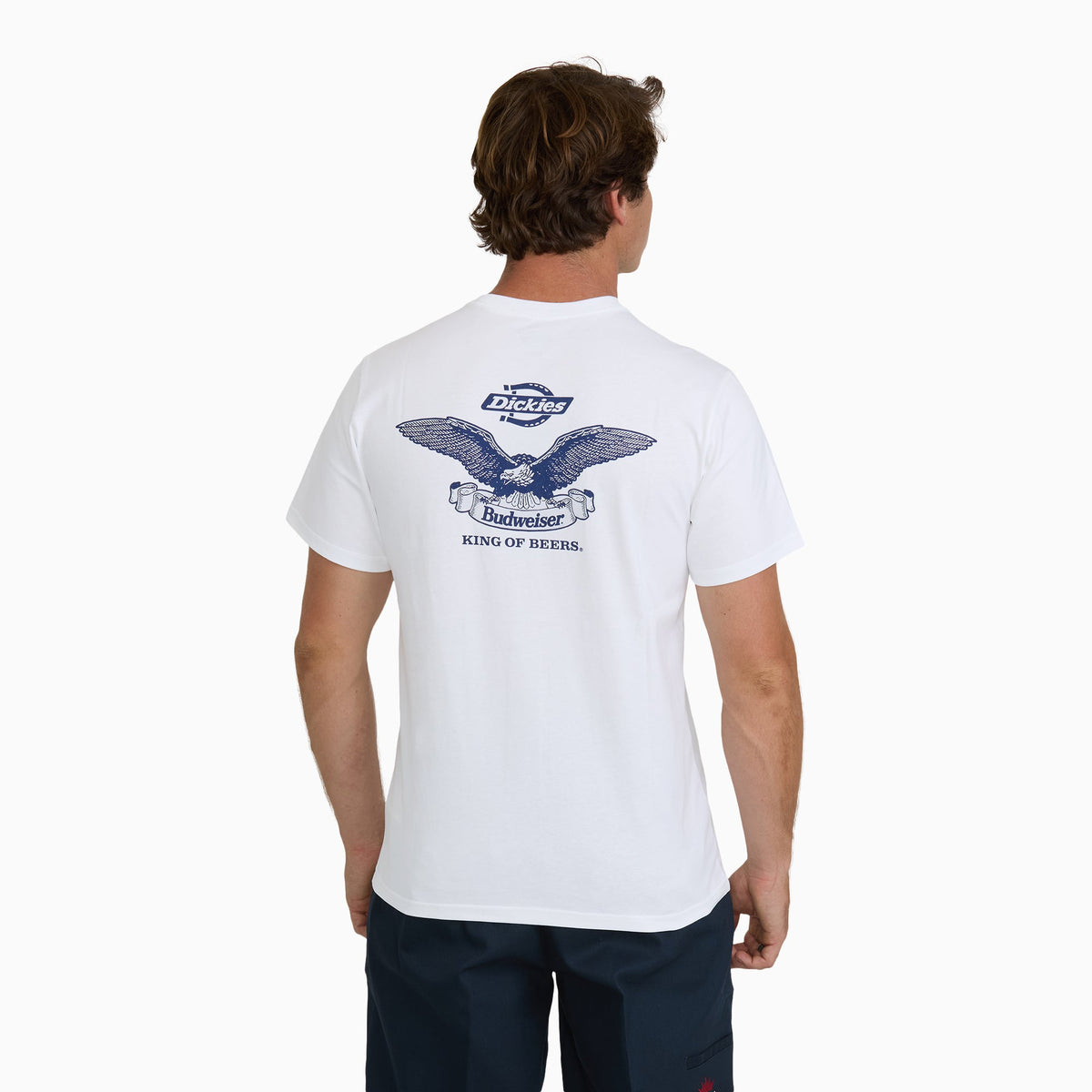 Dickies x Budweiser® Bud Badge Graphic T-Shirt - White