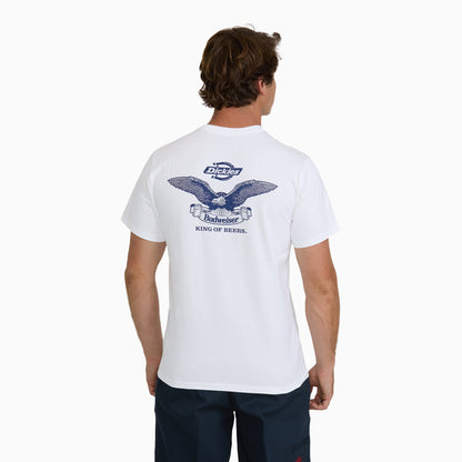Dickies x Budweiser® Bud Badge Graphic T-Shirt - White