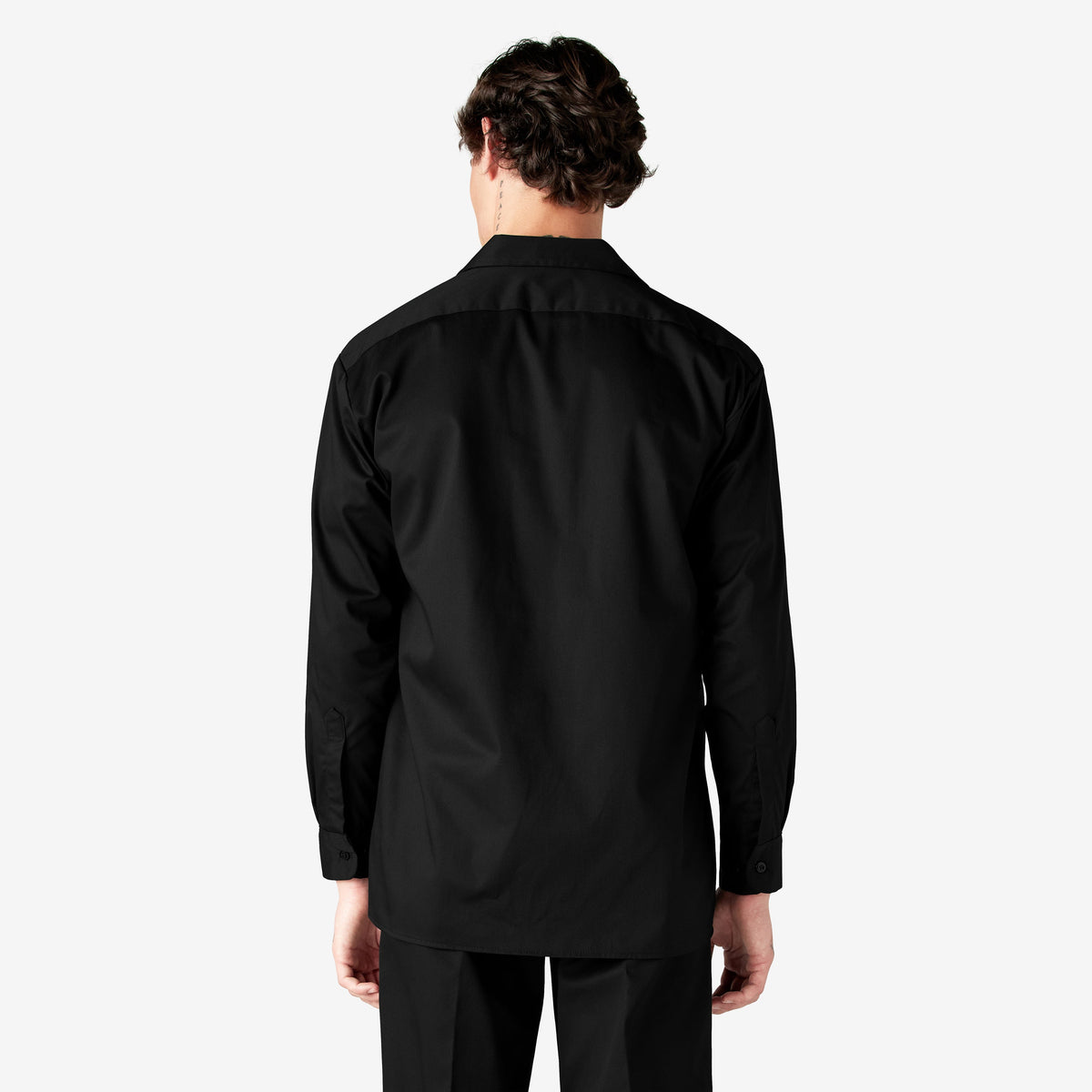 Long Sleeve Work Shirt - Black (BK)