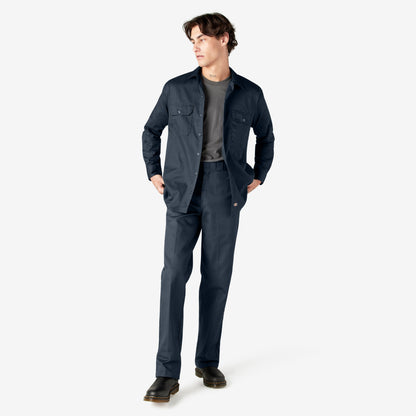Long Sleeve Work Shirt - Dark Navy (DN)