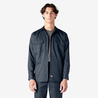 Long Sleeve Work Shirt - Dark Navy (DN)