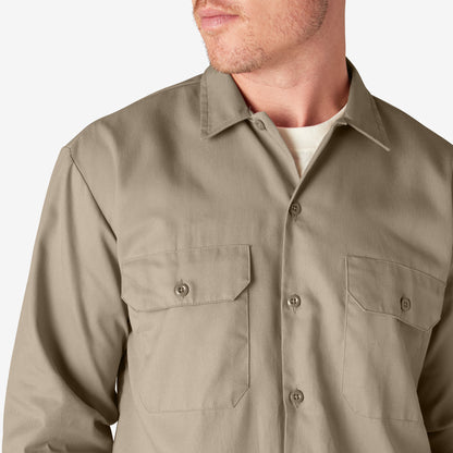 Long Sleeve Work Shirt - Desert Sand (DS)