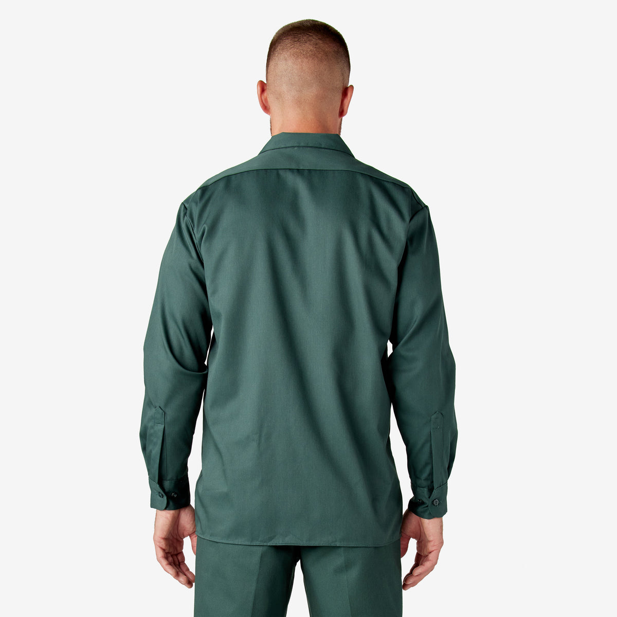 Long Sleeve Work Shirt - Hunter Green (GH)