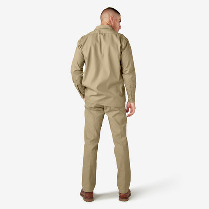 Long Sleeve Work Shirt - Khaki (KH)