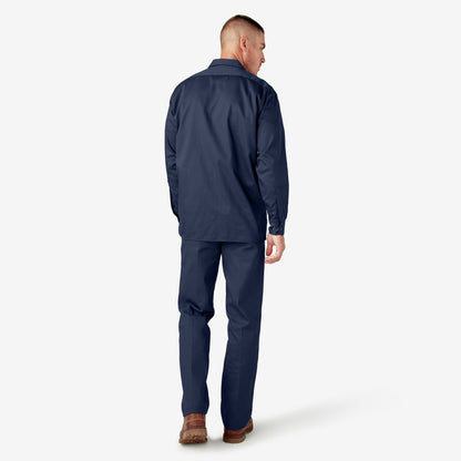 Long Sleeve Work Shirt - Navy Blue (NV)