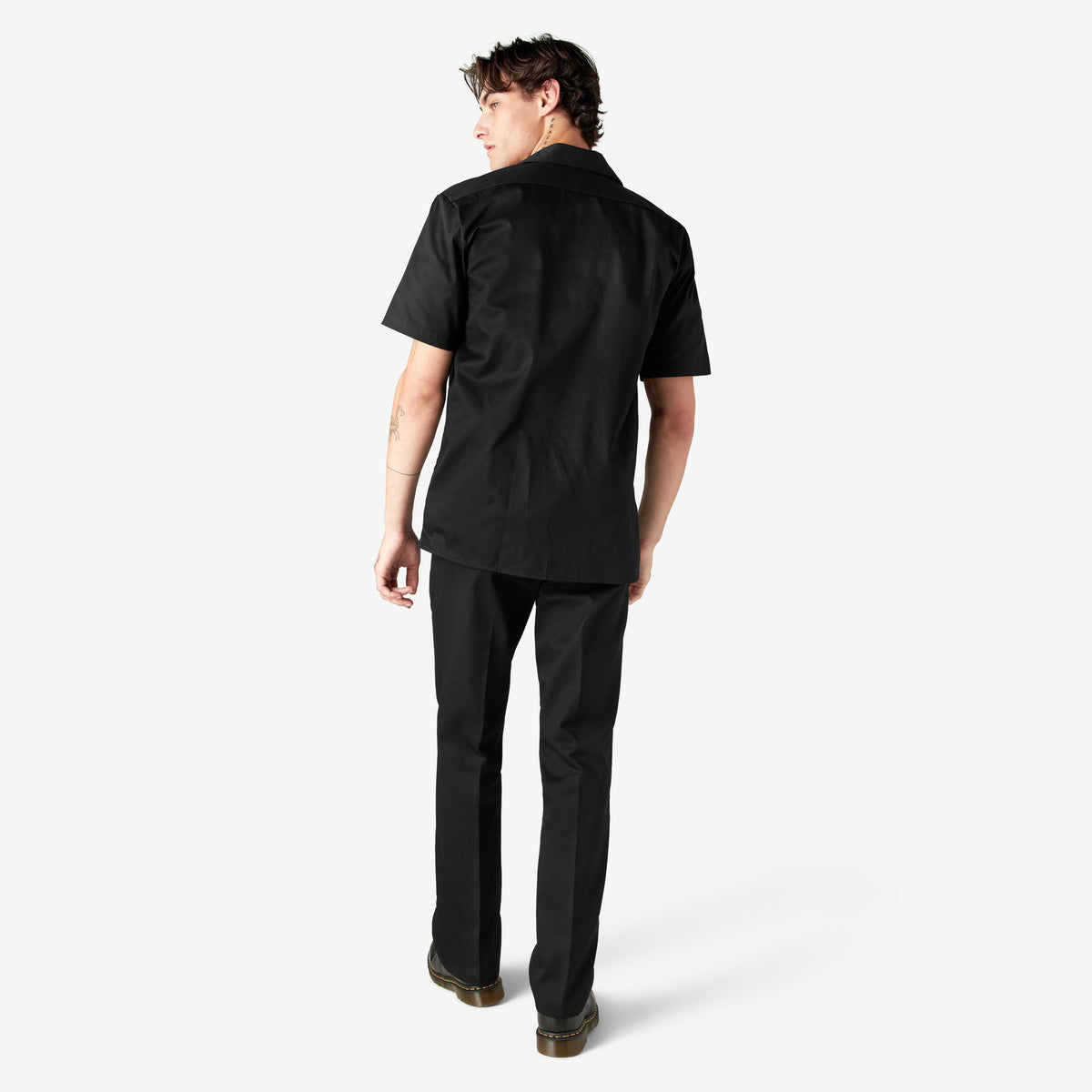 Short Sleeve Work Shirt - Black (BK)