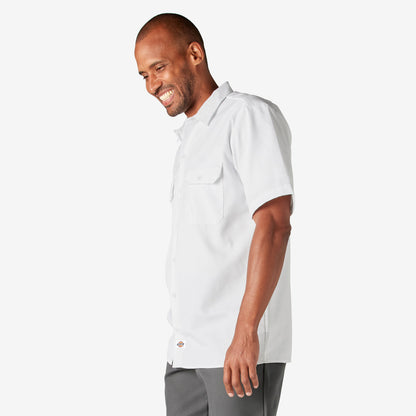 Short Sleeve Work Shirt - White (WH)