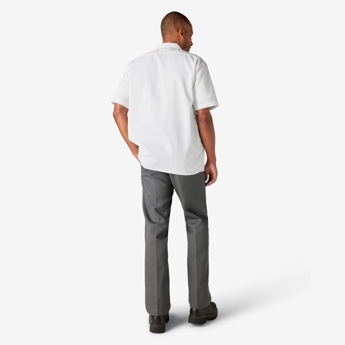 Short Sleeve Work Shirt - White (WH)
