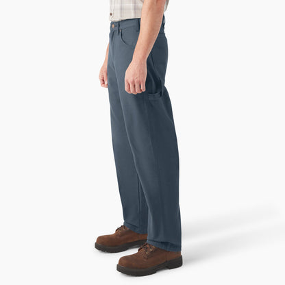 Relaxed Fit Heavyweight Duck Carpenter Pants - Airforce Blue (0AF)
