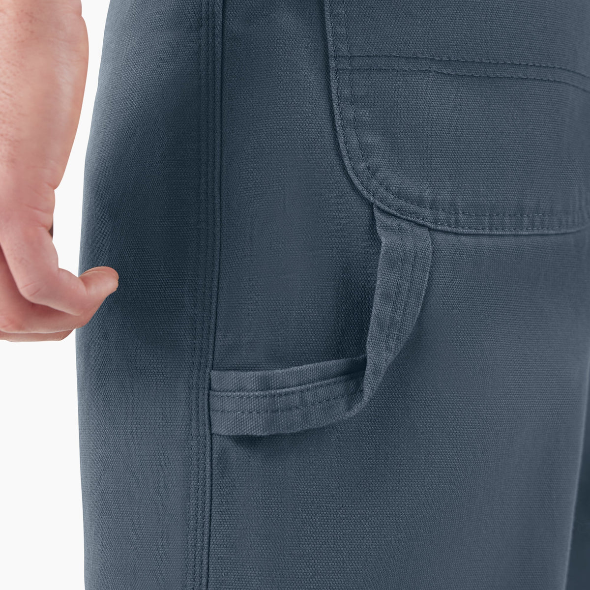 Relaxed Fit Heavyweight Duck Carpenter Pants - Airforce Blue (0AF)
