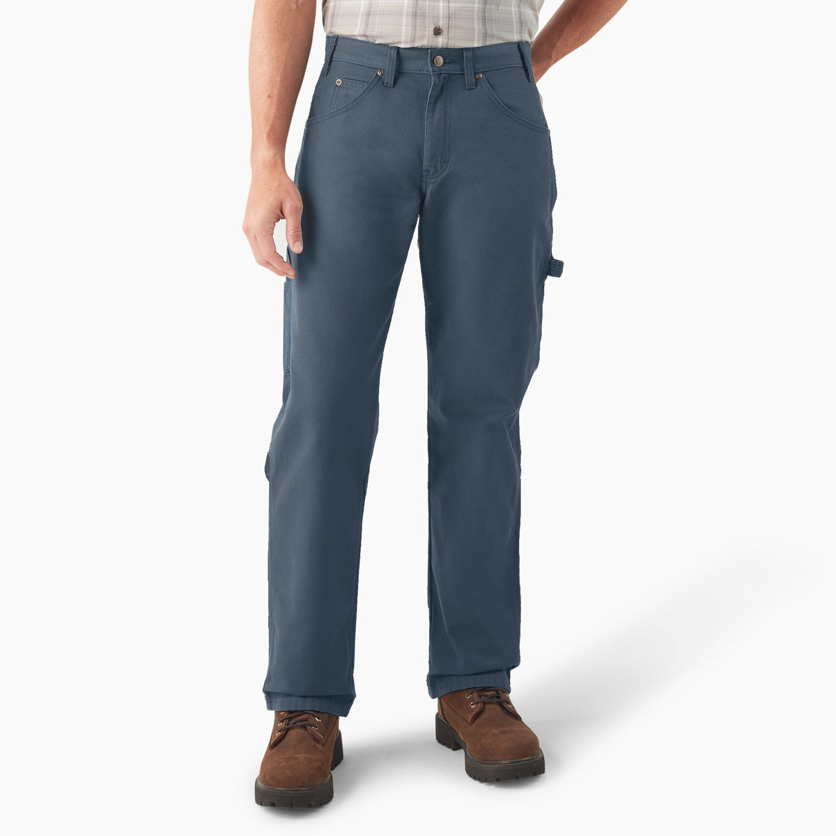 Relaxed Fit Heavyweight Duck Carpenter Pants - Airforce Blue (0AF)