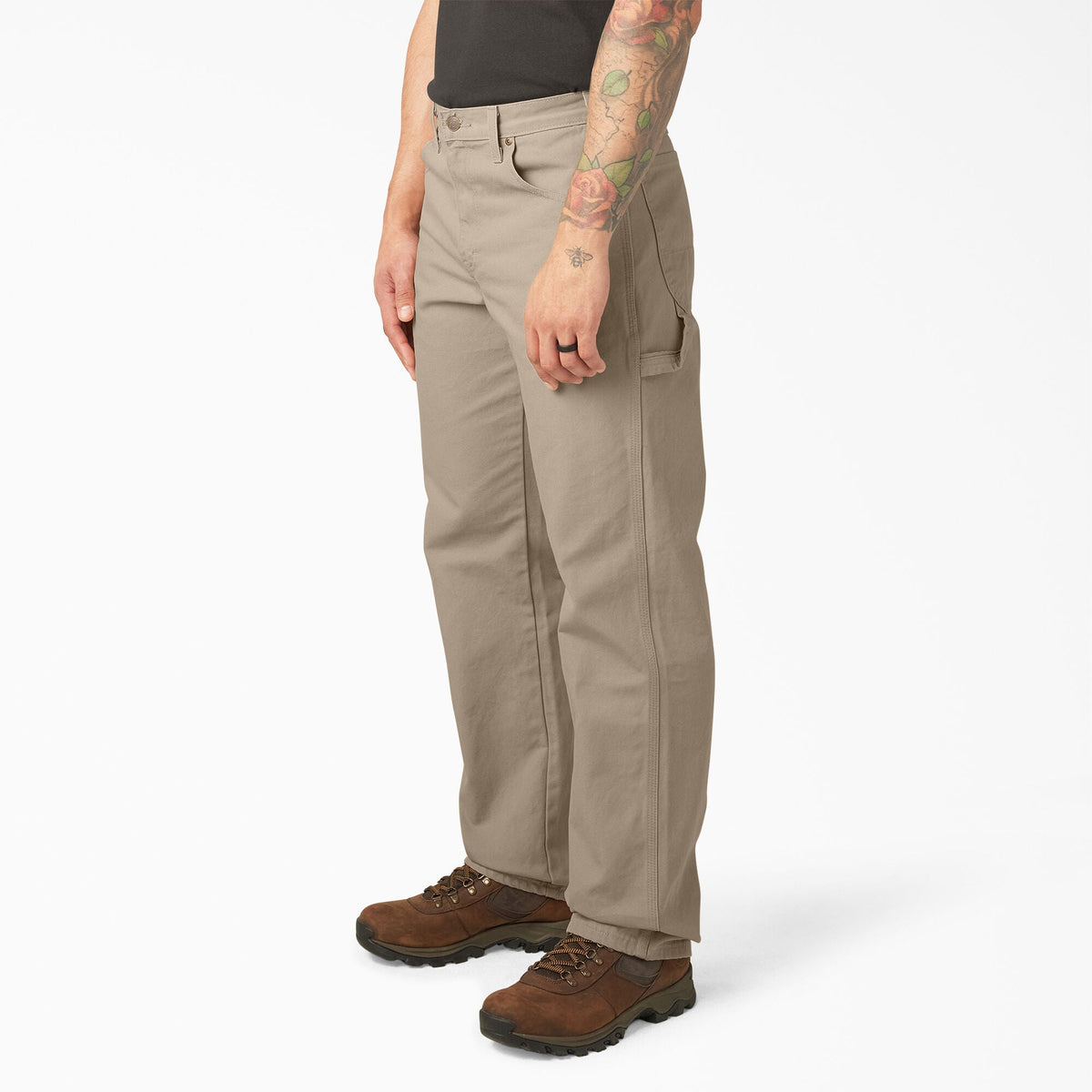 Relaxed Fit Heavyweight Duck Carpenter Pants - Rinsed Desert Sand (RDS)