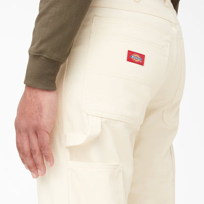 Relaxed Fit Straight Leg Painter's Pants - Natural Beige (NT)