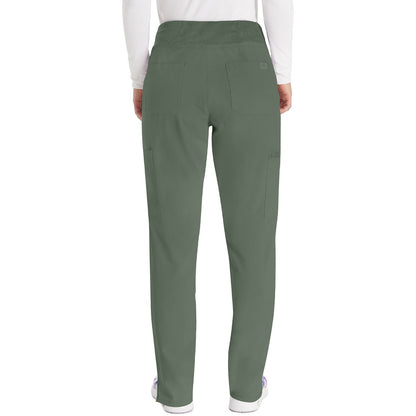 Women's EDS Essentials Natural Rise Tapered Leg Pull-On Scrub Pant - OLIVE (OL9)