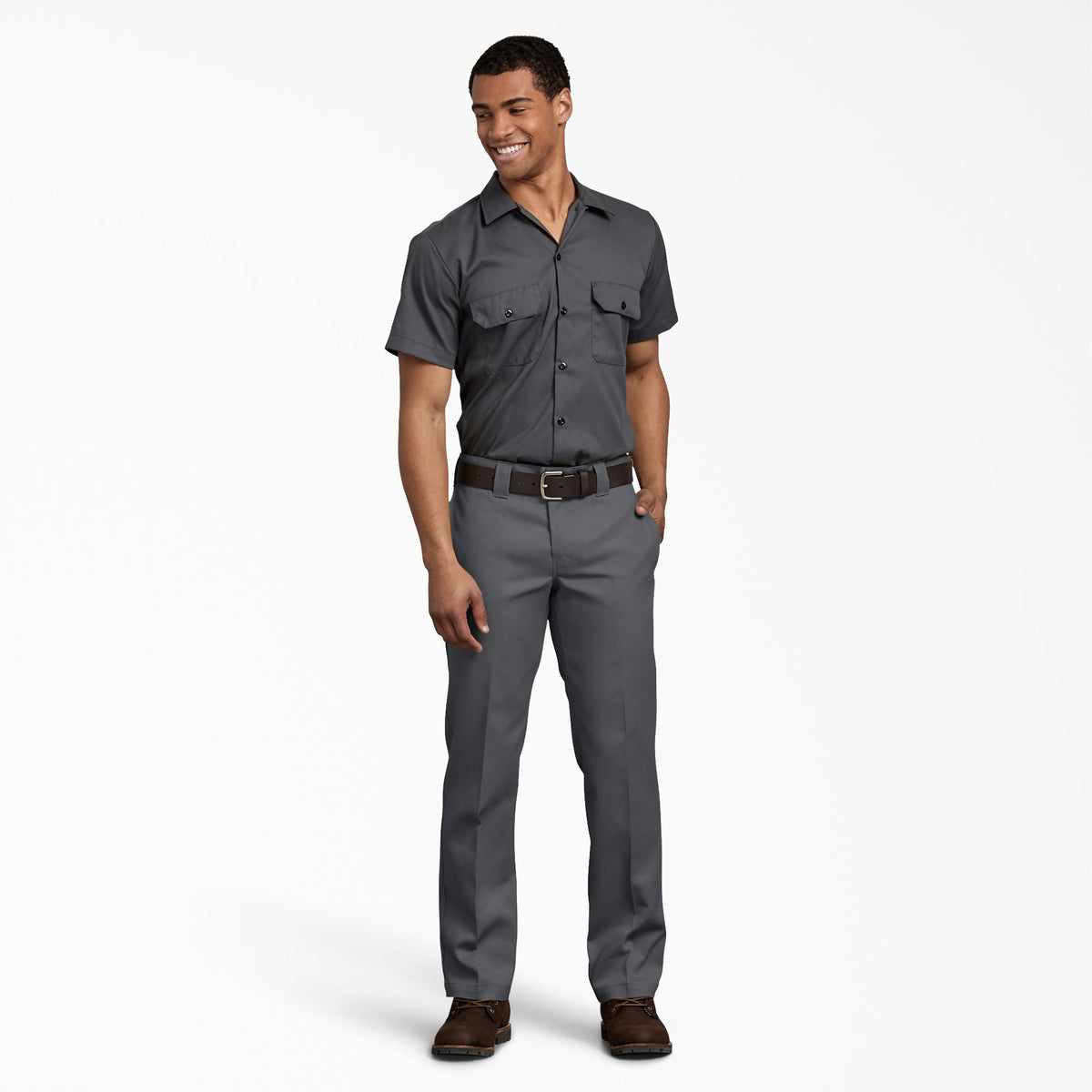873 FLEX Slim Fit Work Pants - Charcoal Gray (CH)
