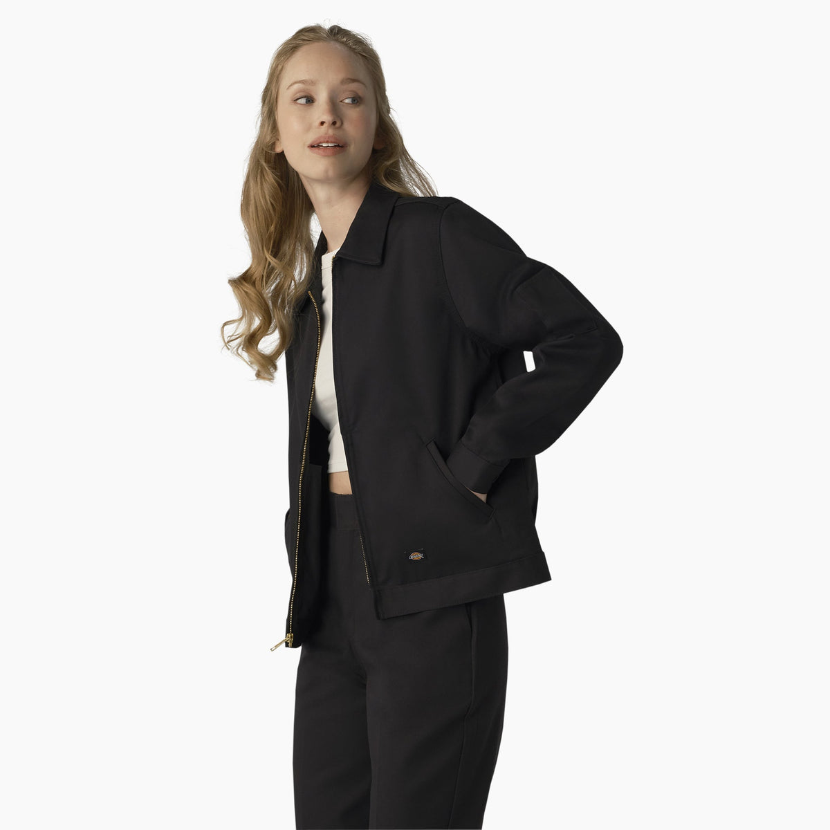 Women's Unlined Eisenhower Jacket - Black (BSK)