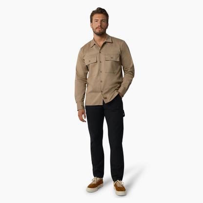 Dickies 1922 Premium Twill Long Sleeve Shirt - Rinsed Maple (RMA)
