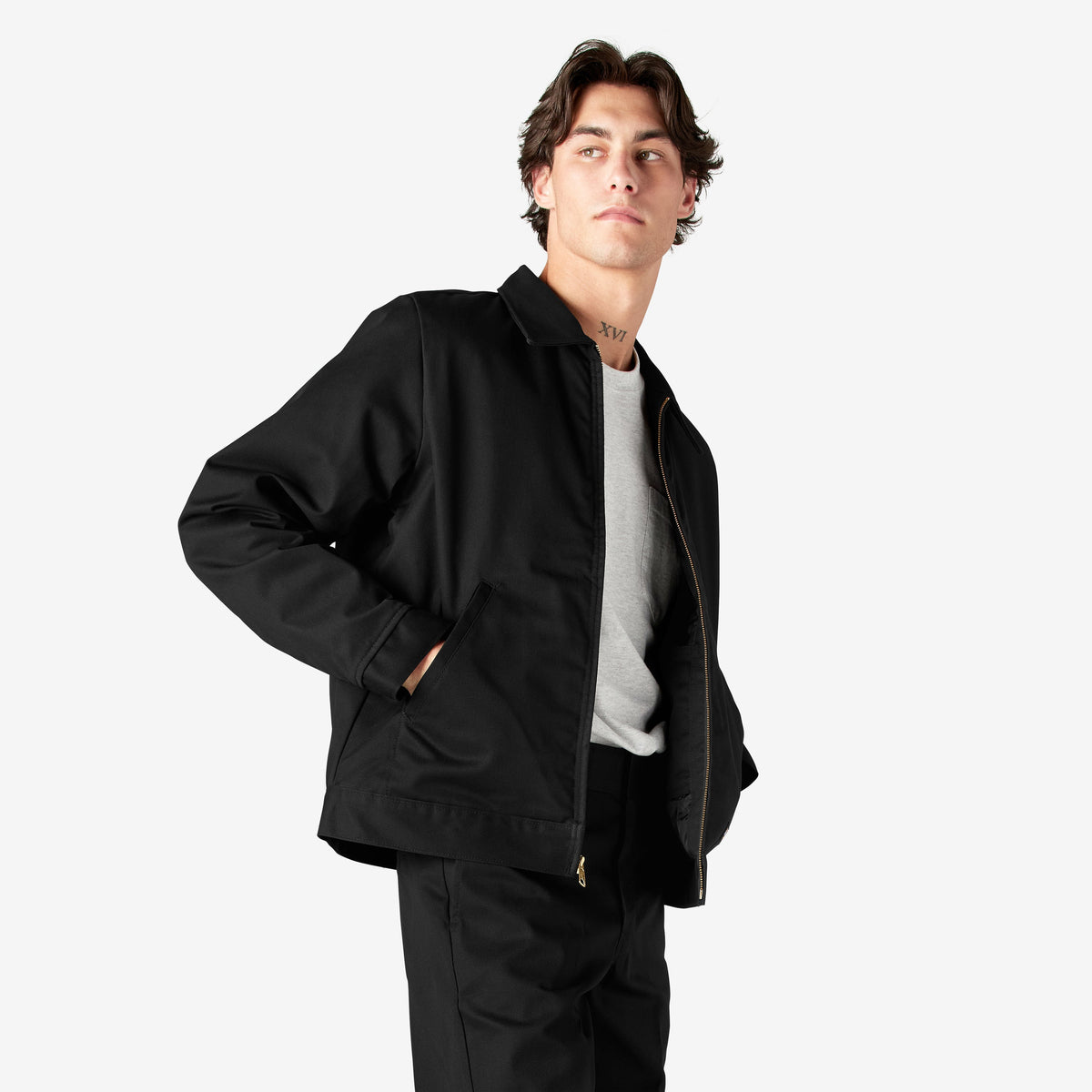 Insulated Eisenhower Jacket - Black (BK)