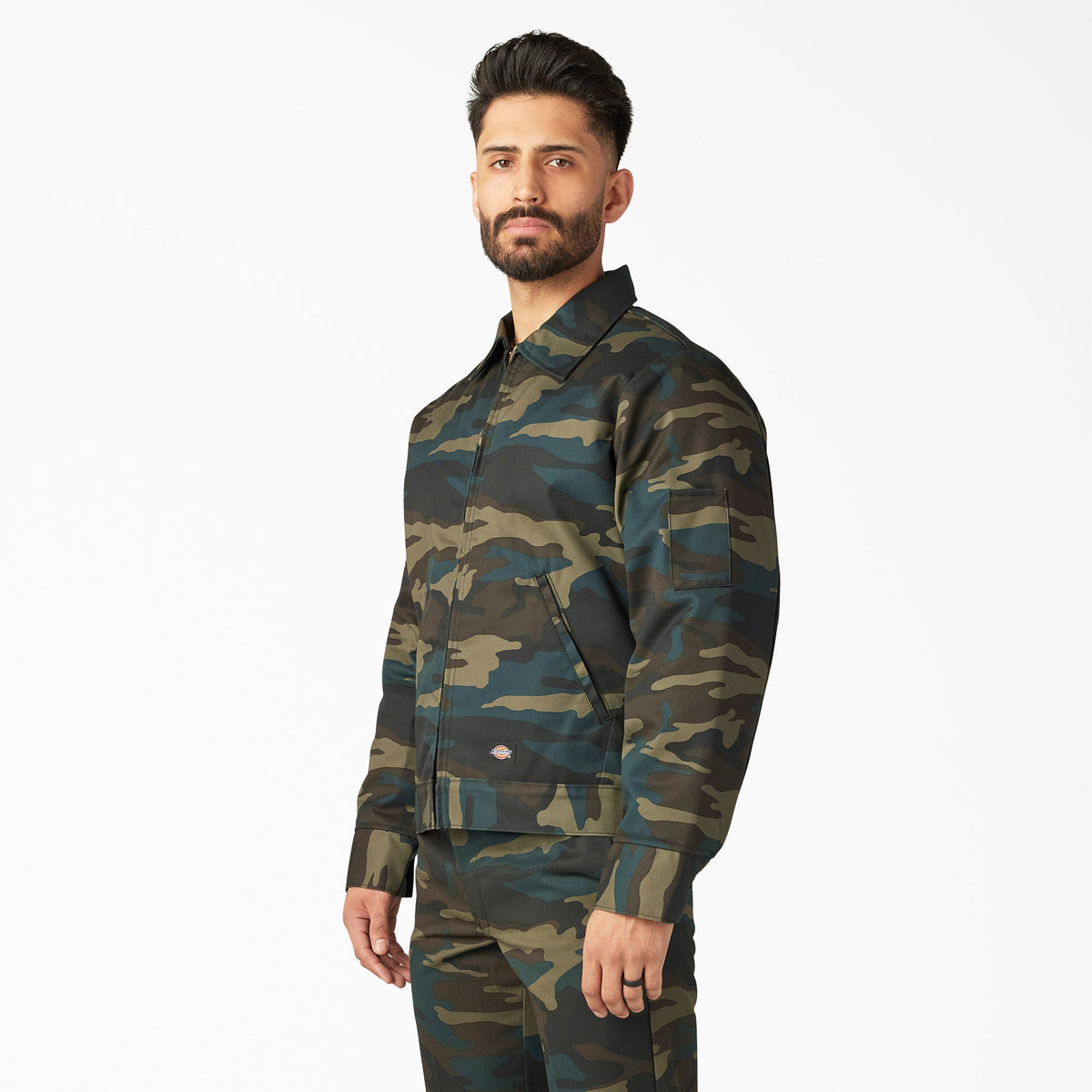 Insulated Eisenhower Jacket - Hunter Green Camo (HRC)