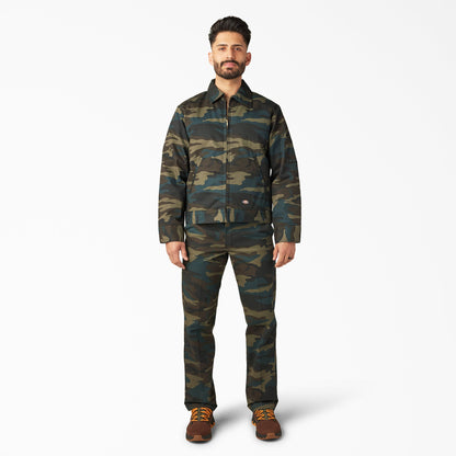 Insulated Eisenhower Jacket - Hunter Green Camo (HRC)