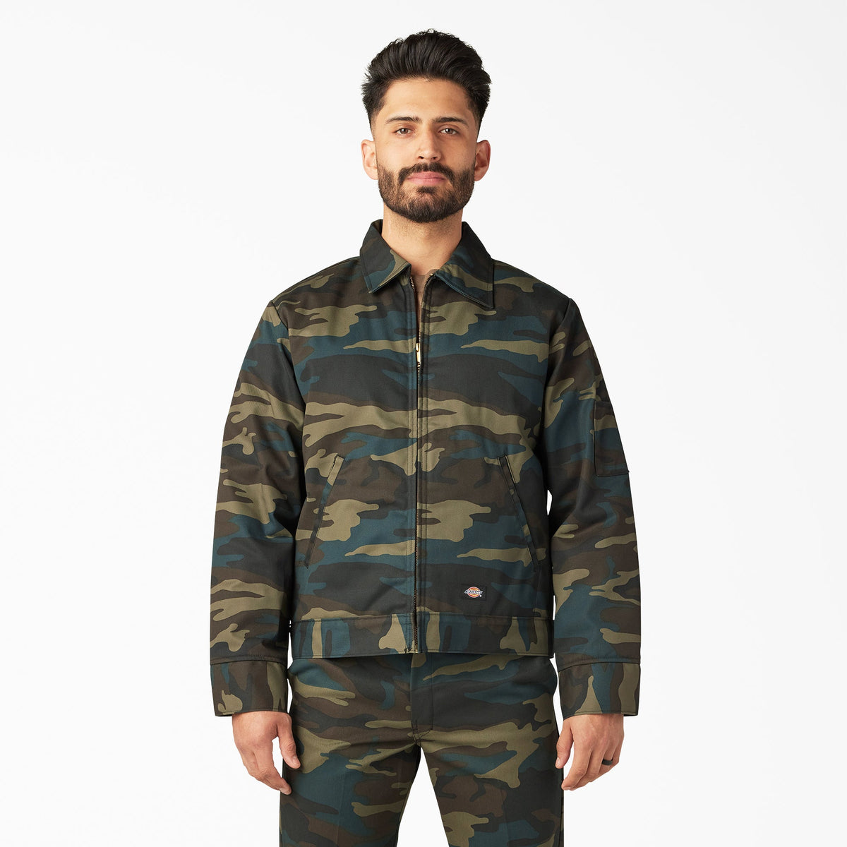 Insulated Eisenhower Jacket - Hunter Green Camo (HRC)