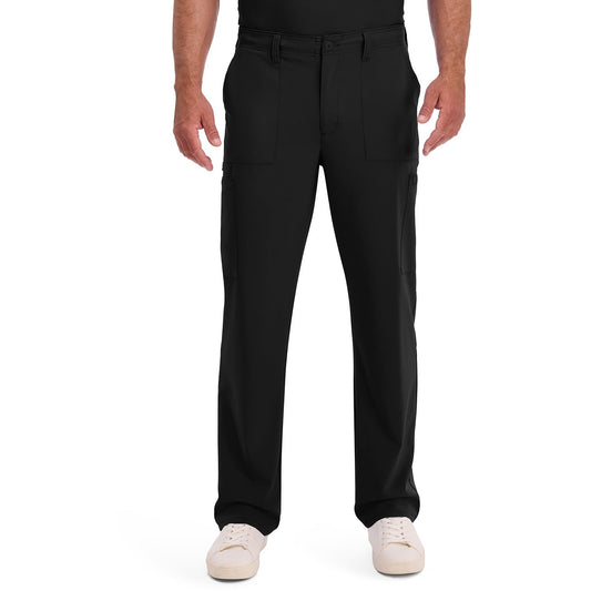 Men's EDS Essentials Natural Rise Drawstring Scrub Pant - Black (BLK)