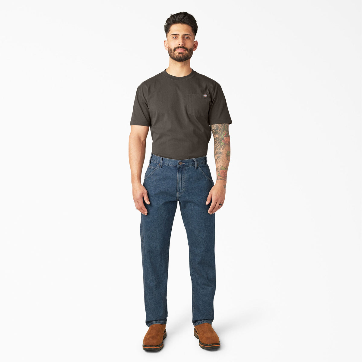 Relaxed Fit Carpenter Jeans - Heritage Tinted Khaki (THK)