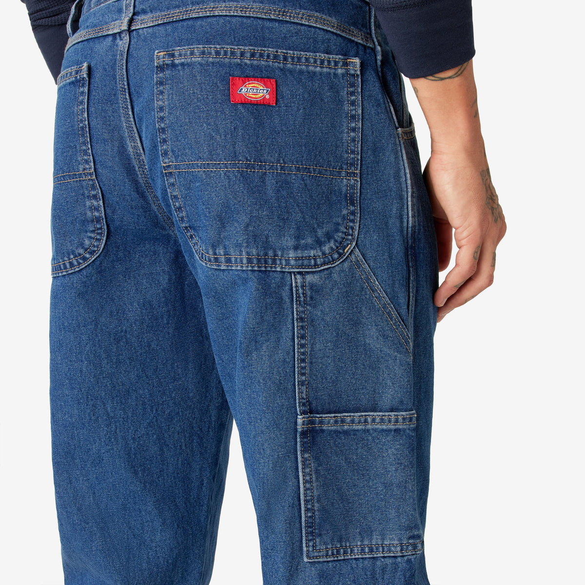 Relaxed Fit Carpenter Jeans - Stonewashed Indigo Blue (SNB)