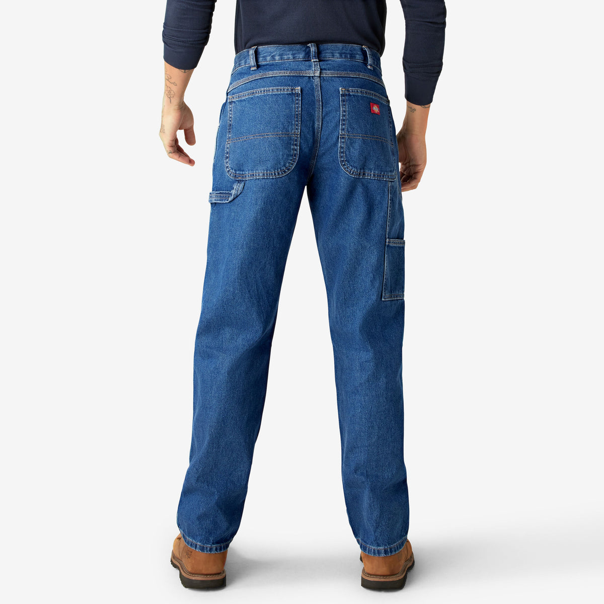 Relaxed Fit Carpenter Jeans - Stonewashed Indigo Blue (SNB)