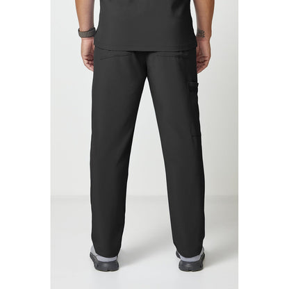 Unisex EDS Essentials Natural Rise Tapered Leg Scrub Pant - Black (BLK)