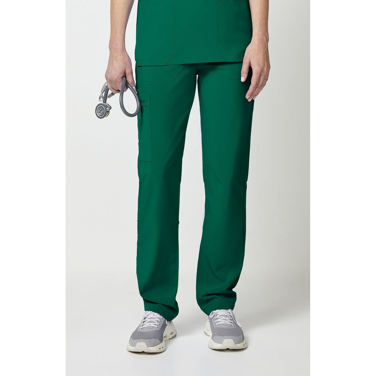 Unisex EDS Essentials Natural Rise Tapered Leg Scrub Pant - Hunter Green (GH)