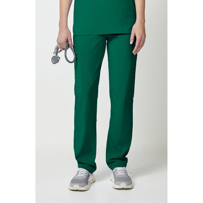 Unisex EDS Essentials Natural Rise Tapered Leg Scrub Pant - Hunter Green (GH)