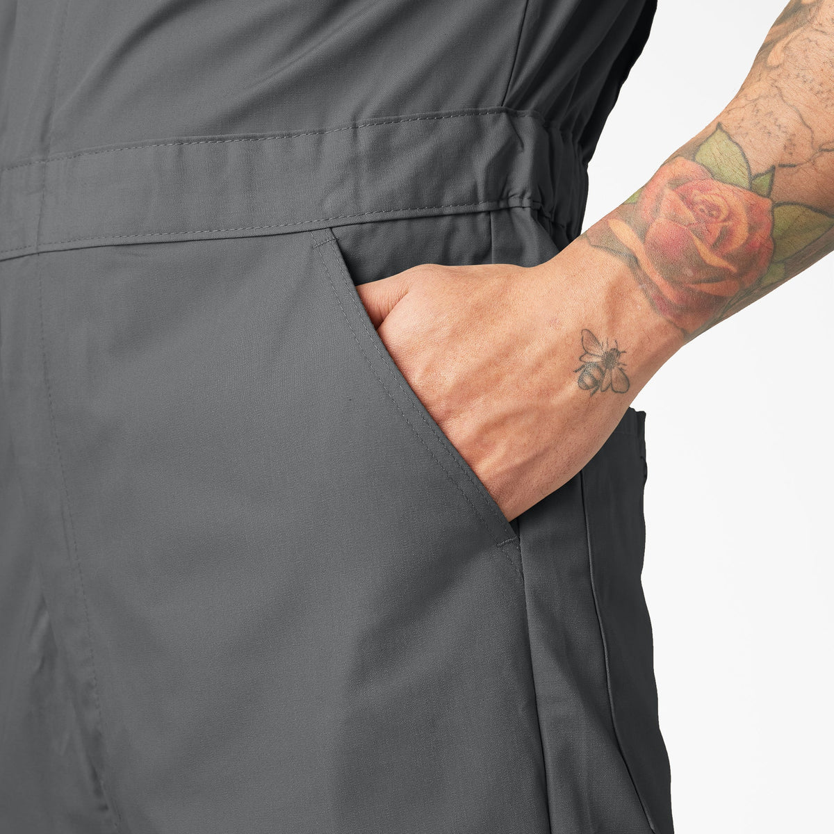 Short Sleeve Coveralls - Gray (GY)