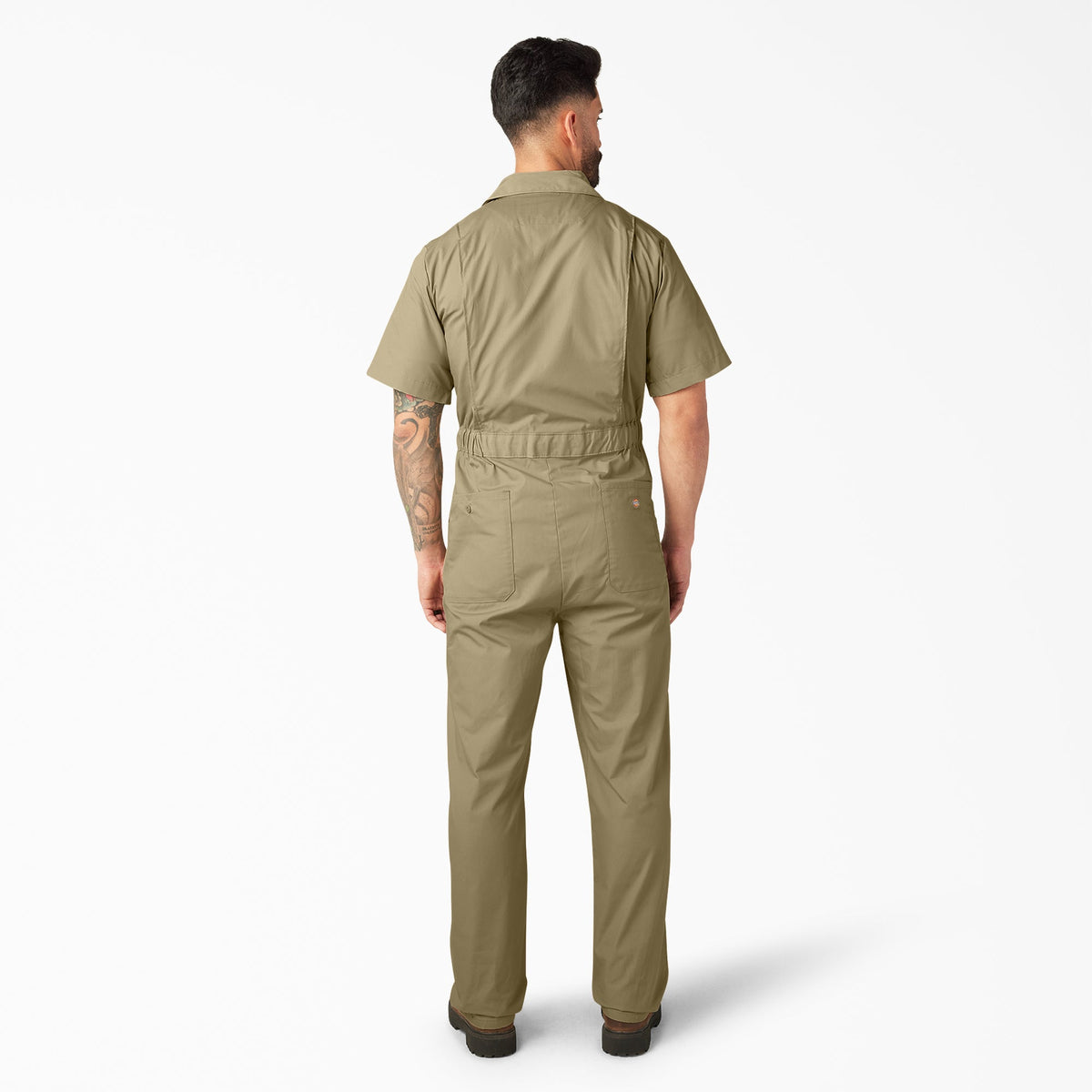 Short Sleeve Coveralls - Khaki (KH)