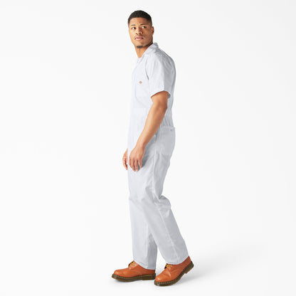 Short Sleeve Coveralls - White (WH)
