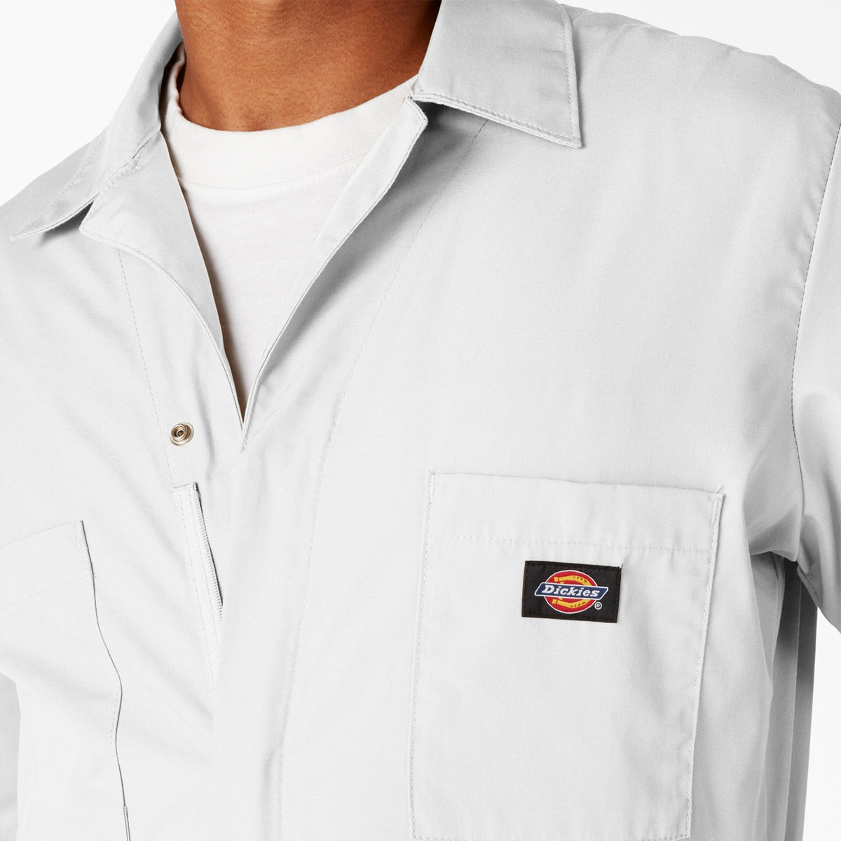 Short Sleeve Coveralls - White (WH)