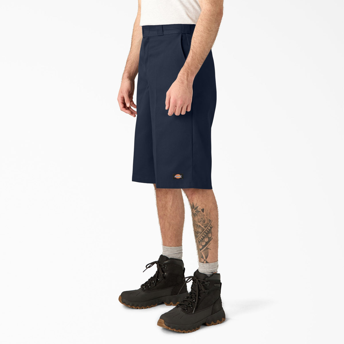 Loose Fit Multi-Use Pocket Work Shorts, 15" - Dark Navy (DN)