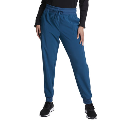 Women's EDS Essentials Mid Rise Scrub Jogger - Caribbean Blue (CRB)