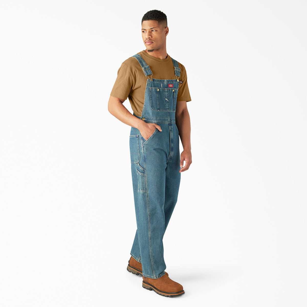 Indigo Bib Overalls - Medium Heritage Tint (A1Q)