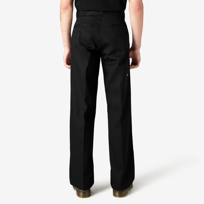 Loose Fit Double Knee Work Pants - Black (BK)