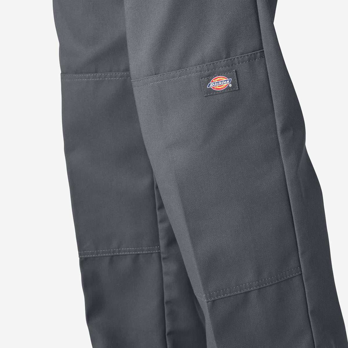 Loose Fit Double Knee Work Pants - Charcoal Gray (CH)