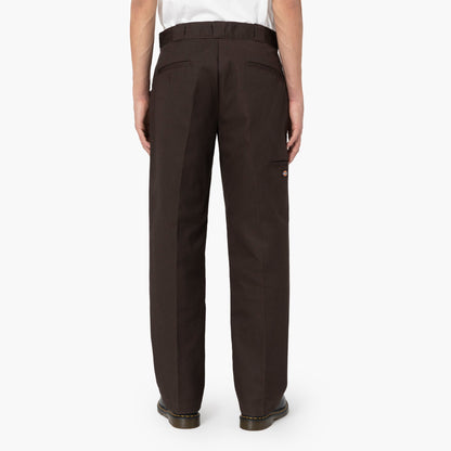 Loose Fit Double Knee Work Pants - Dark Brown (DB)