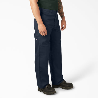 Loose Fit Double Knee Work Pants - Dark Navy (DN)