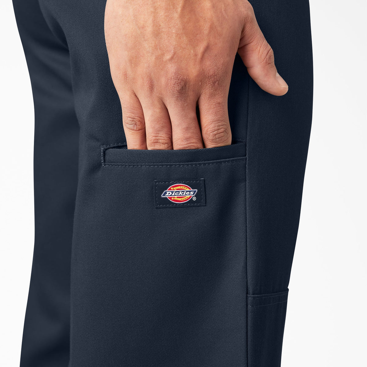 Loose Fit Double Knee Work Pants - Dark Navy (DN)