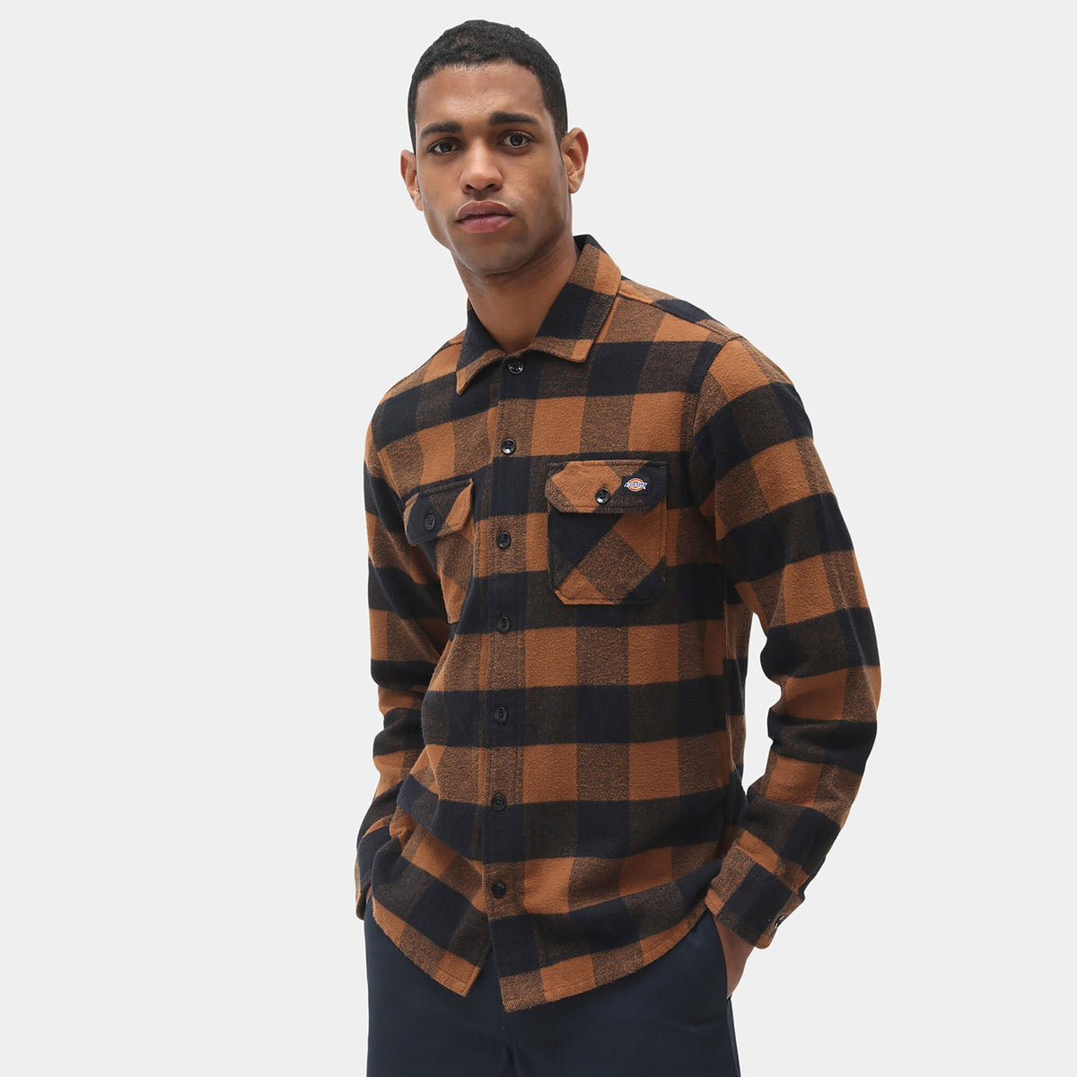 Sacramento Shirt - Black/Brown Duck Plaid (WCK)